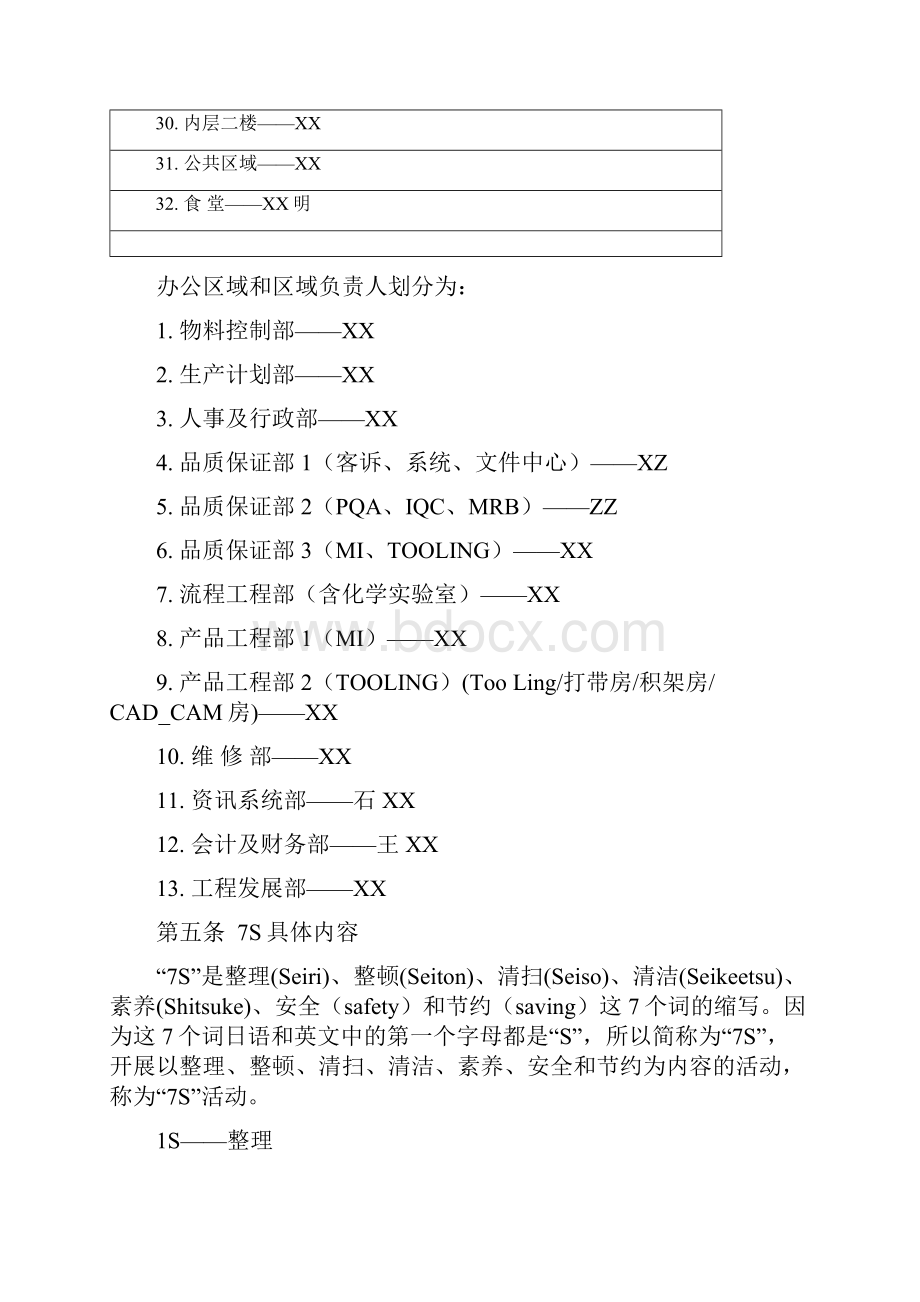 企业7S操作管理办法.docx_第3页