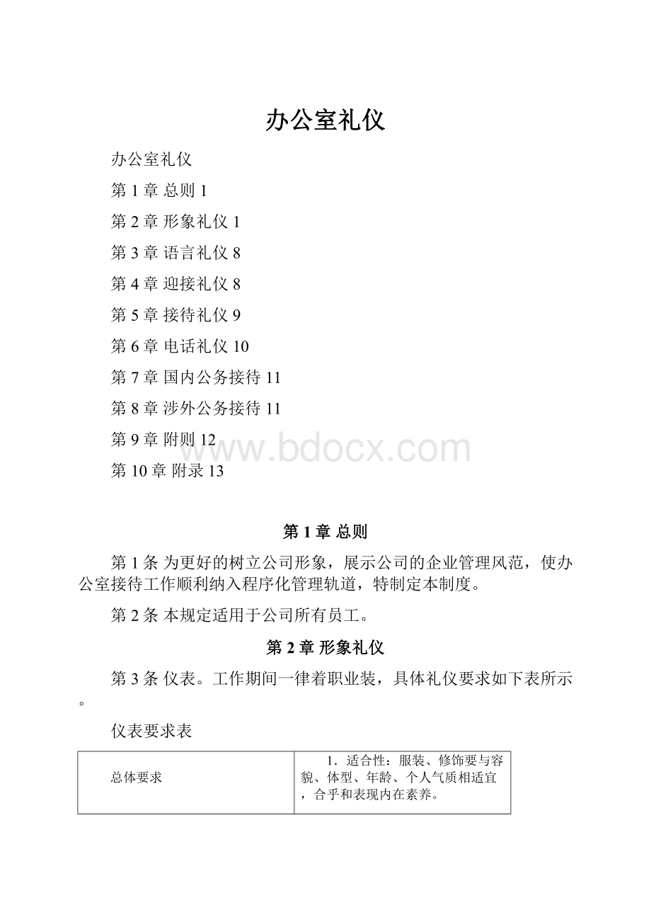 办公室礼仪.docx