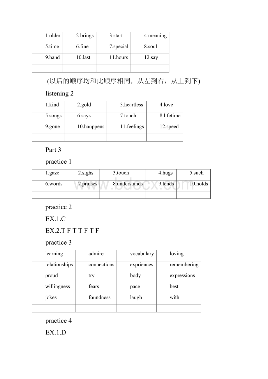 新编大学英语视听说教程第二册听力答案全.docx_第2页