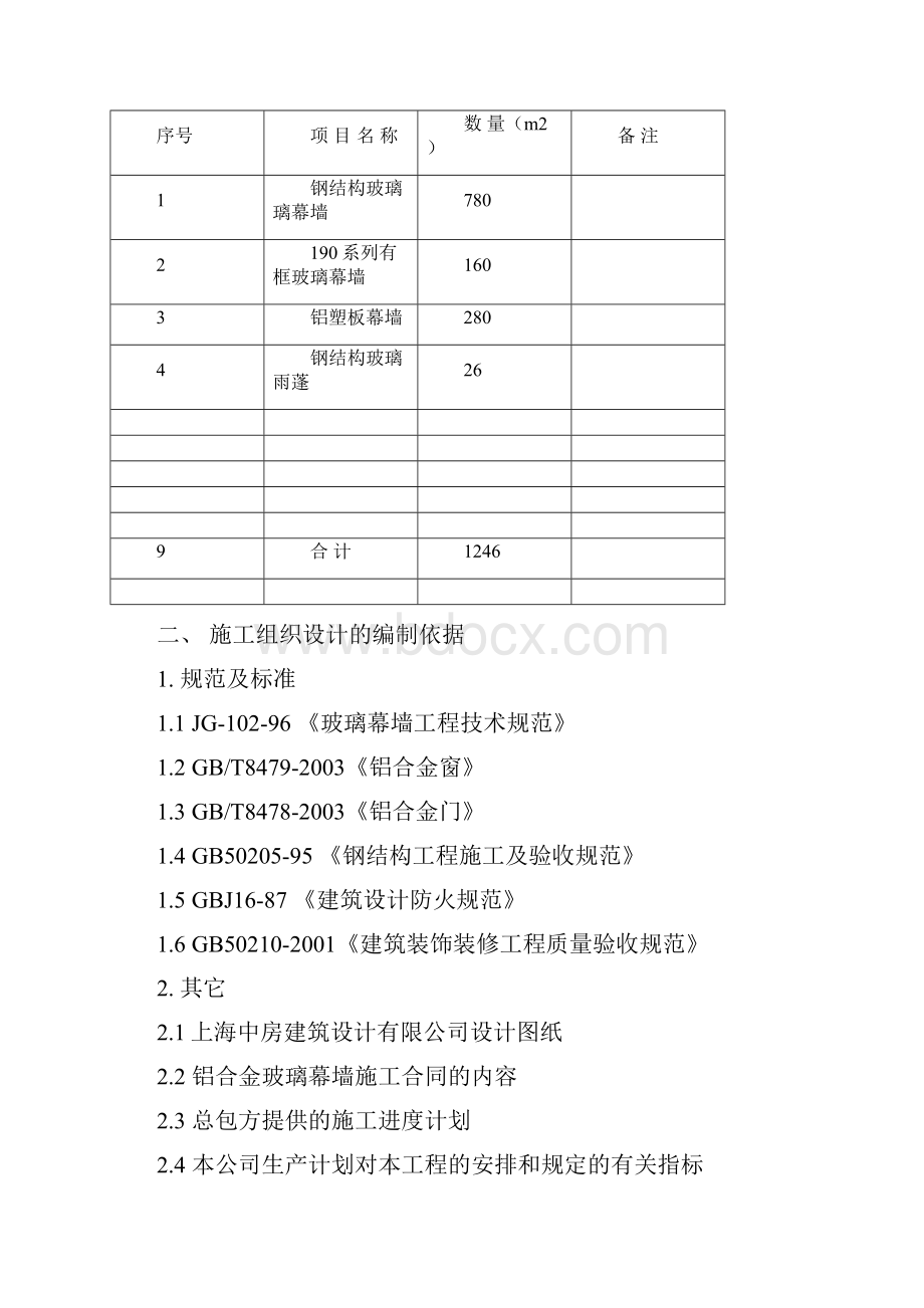 钢结构幕墙施工组织方案.docx_第2页