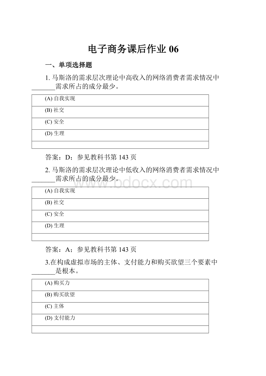 电子商务课后作业06.docx_第1页