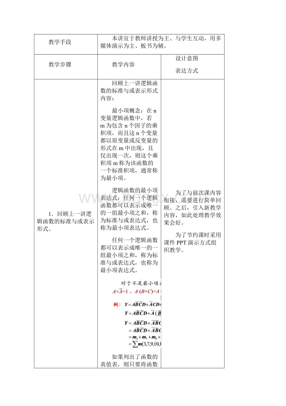 教案第三讲常规逻辑函数化简方法.docx_第2页