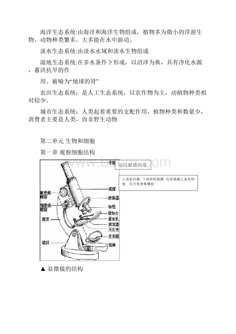 人教版中考生物复习提纲.docx_第3页