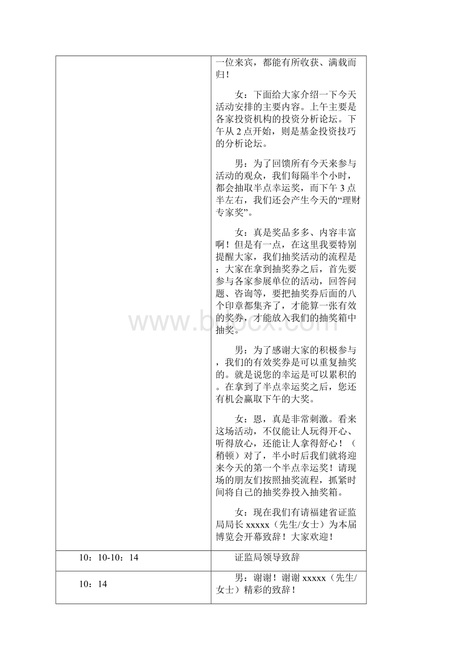 基金理财博览会活动现场主持人串词.docx_第3页