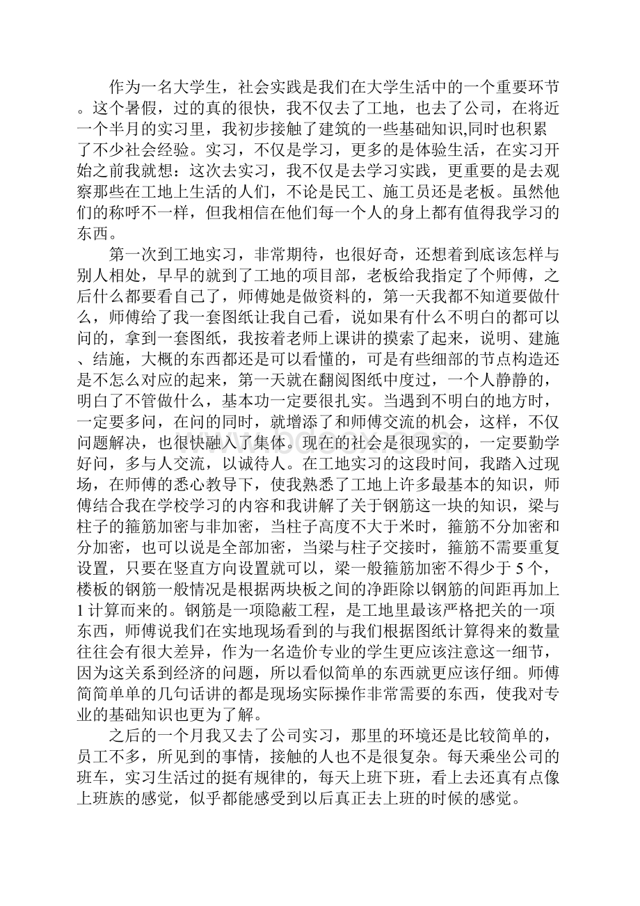 大学暑假实践报告格式.docx_第2页