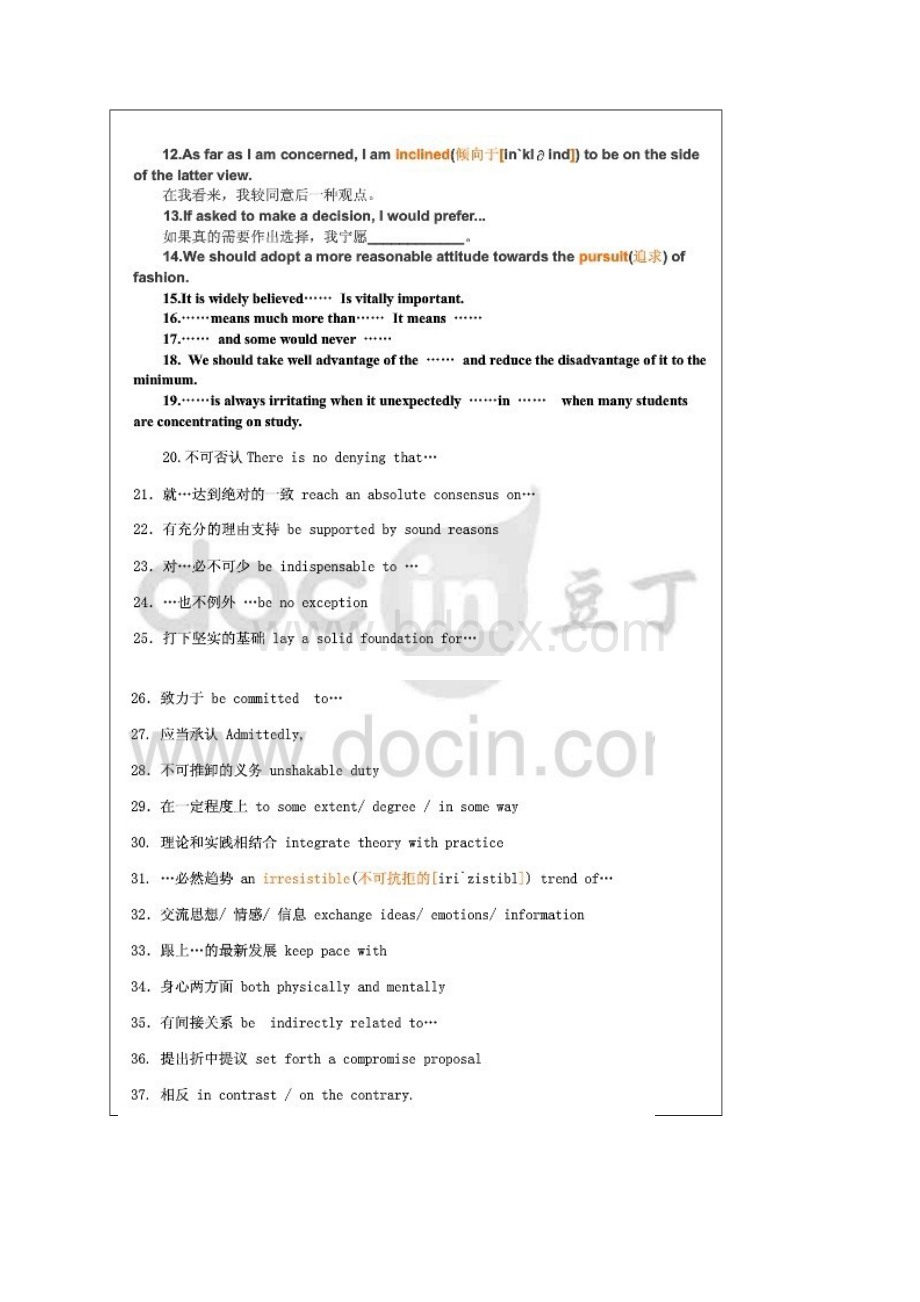 13年英语四六级考试作文万能句及万能模板.docx_第2页