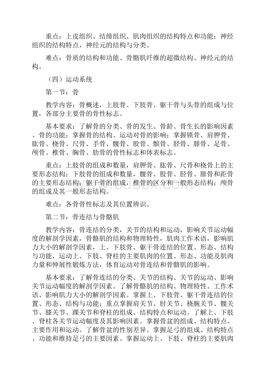 《运动解剖学》课程教学大纲.docx_第3页