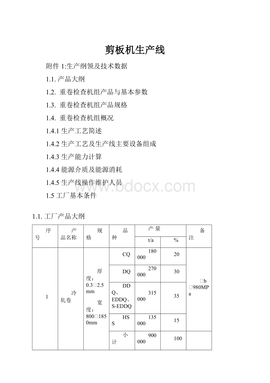 剪板机生产线.docx_第1页