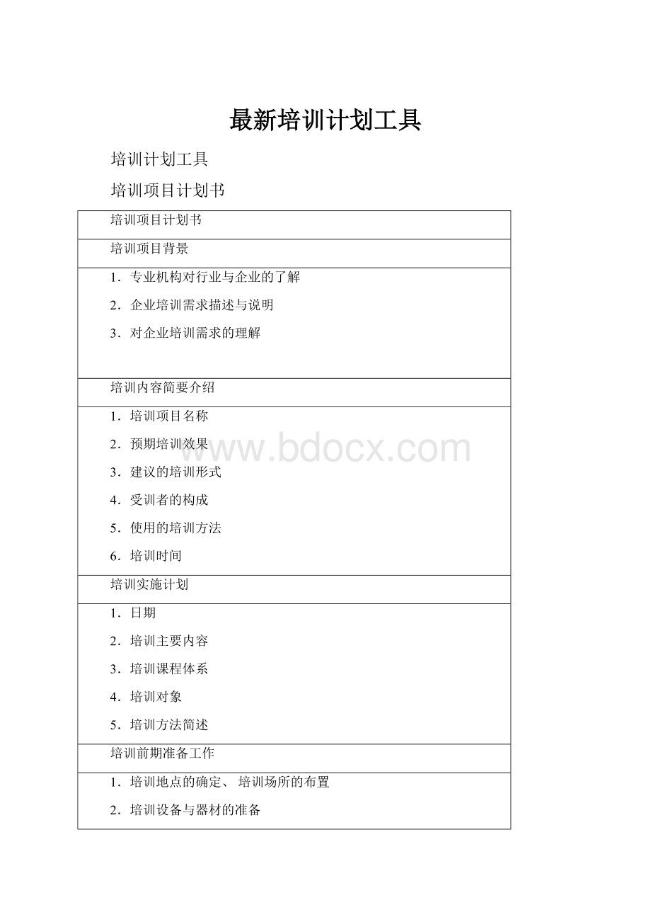 最新培训计划工具.docx_第1页