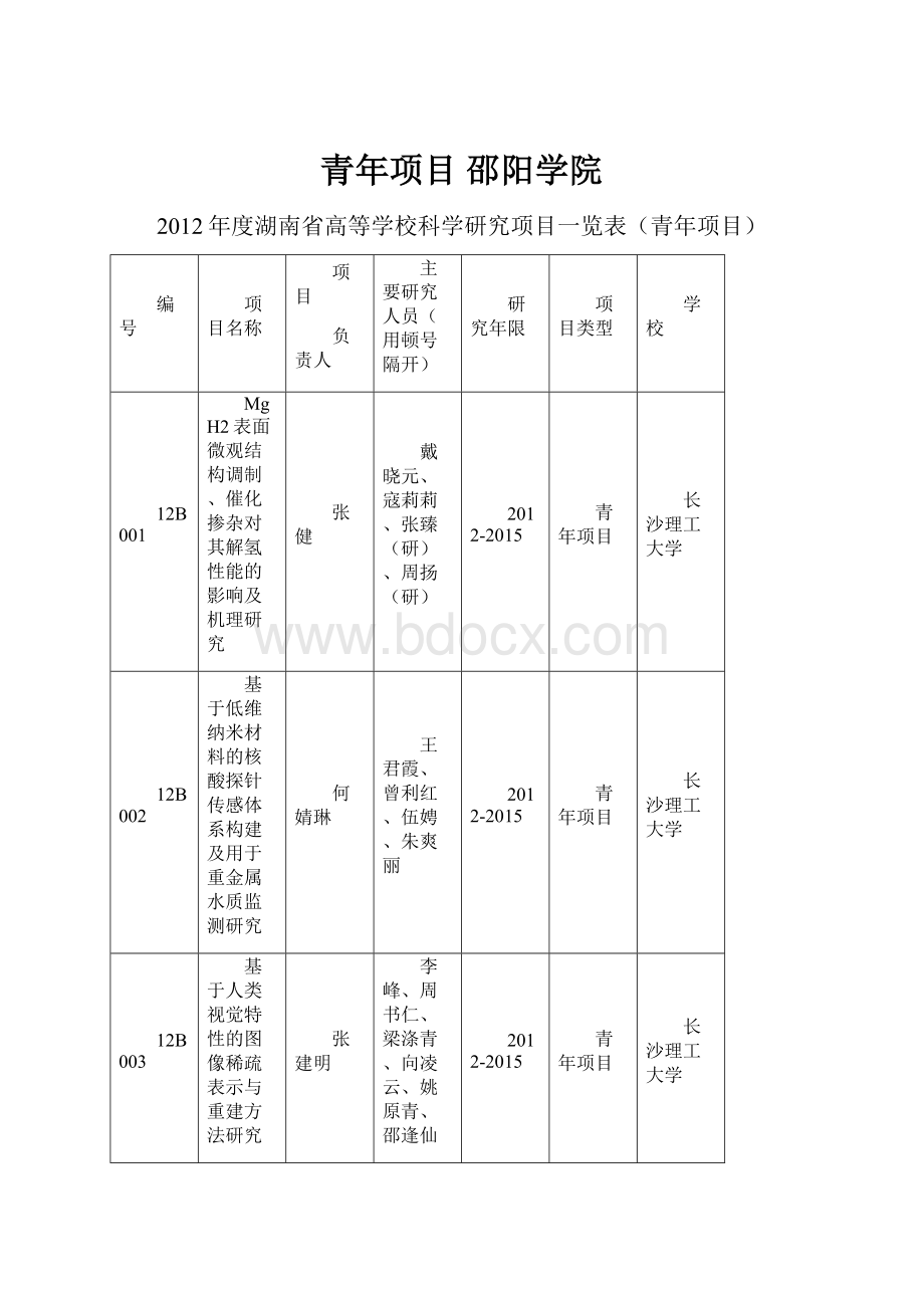 青年项目邵阳学院.docx_第1页