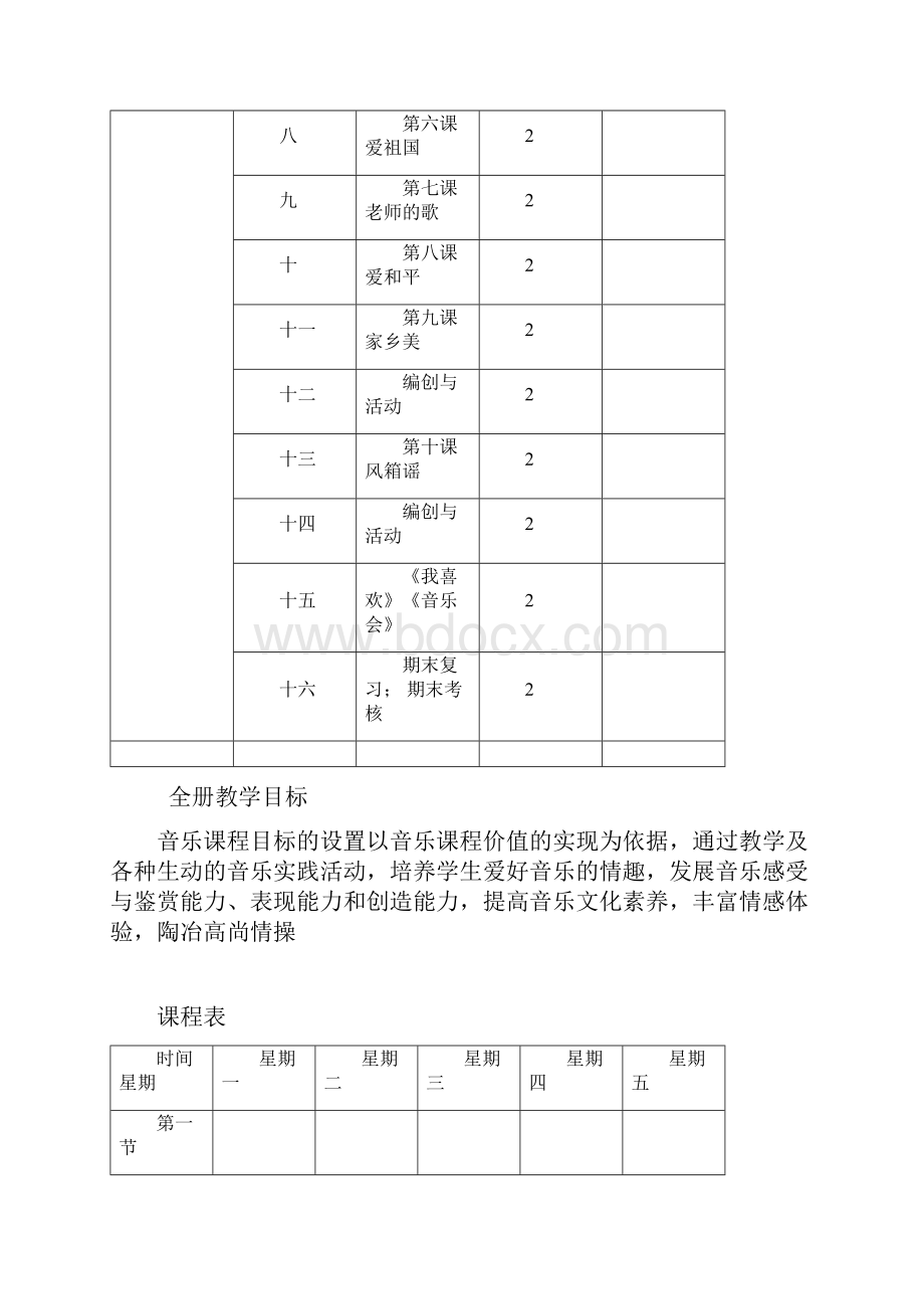 小学音乐三年级下册教案全册.docx_第2页