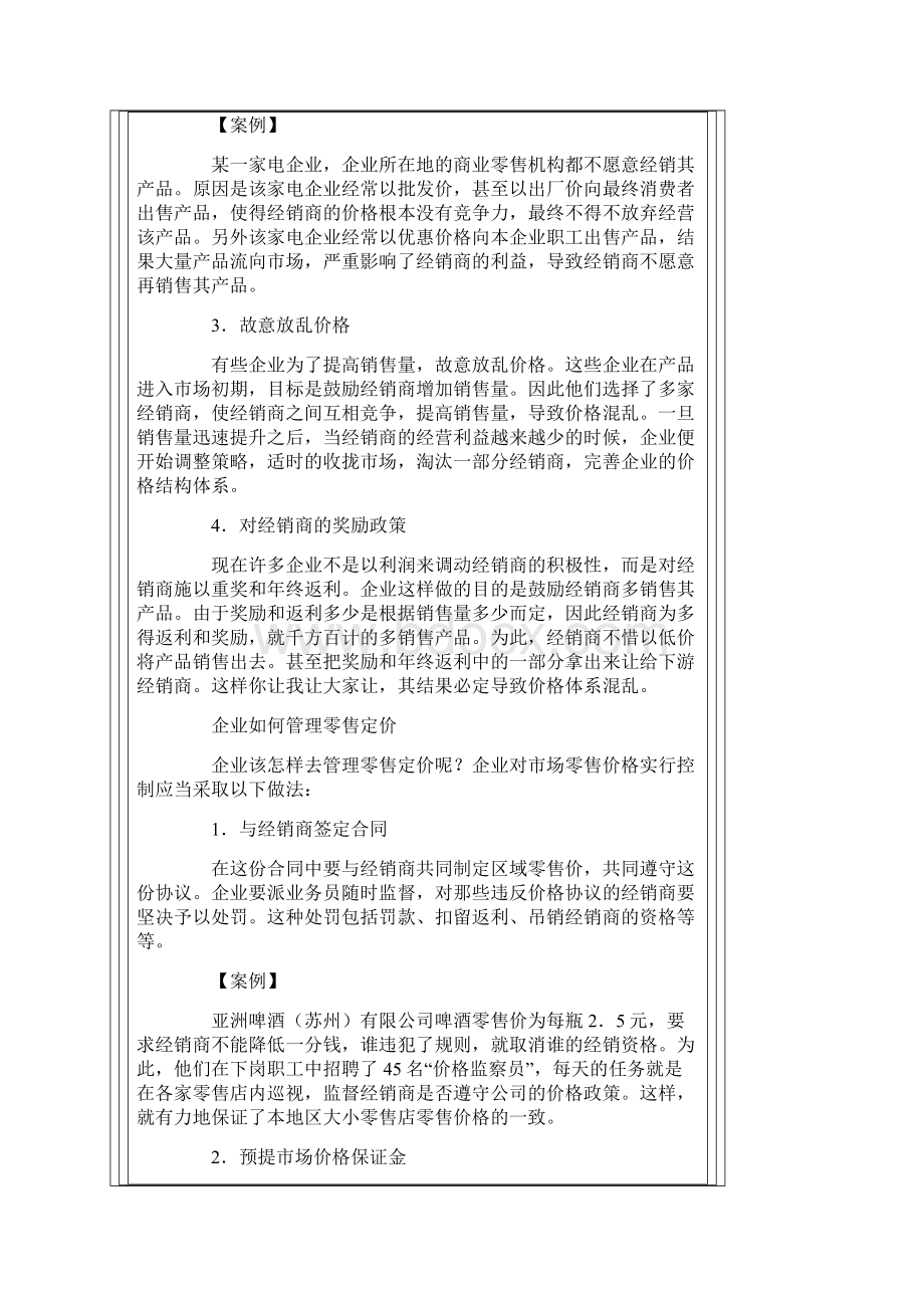 怎样进行价格控制与终端控制范文.docx_第2页