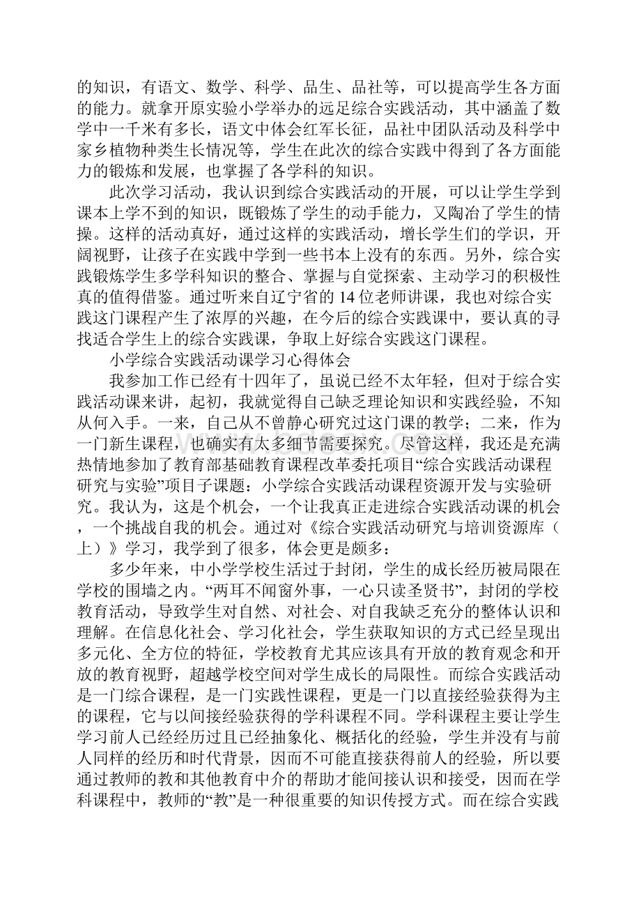 实践活动心得体会小学.docx_第2页