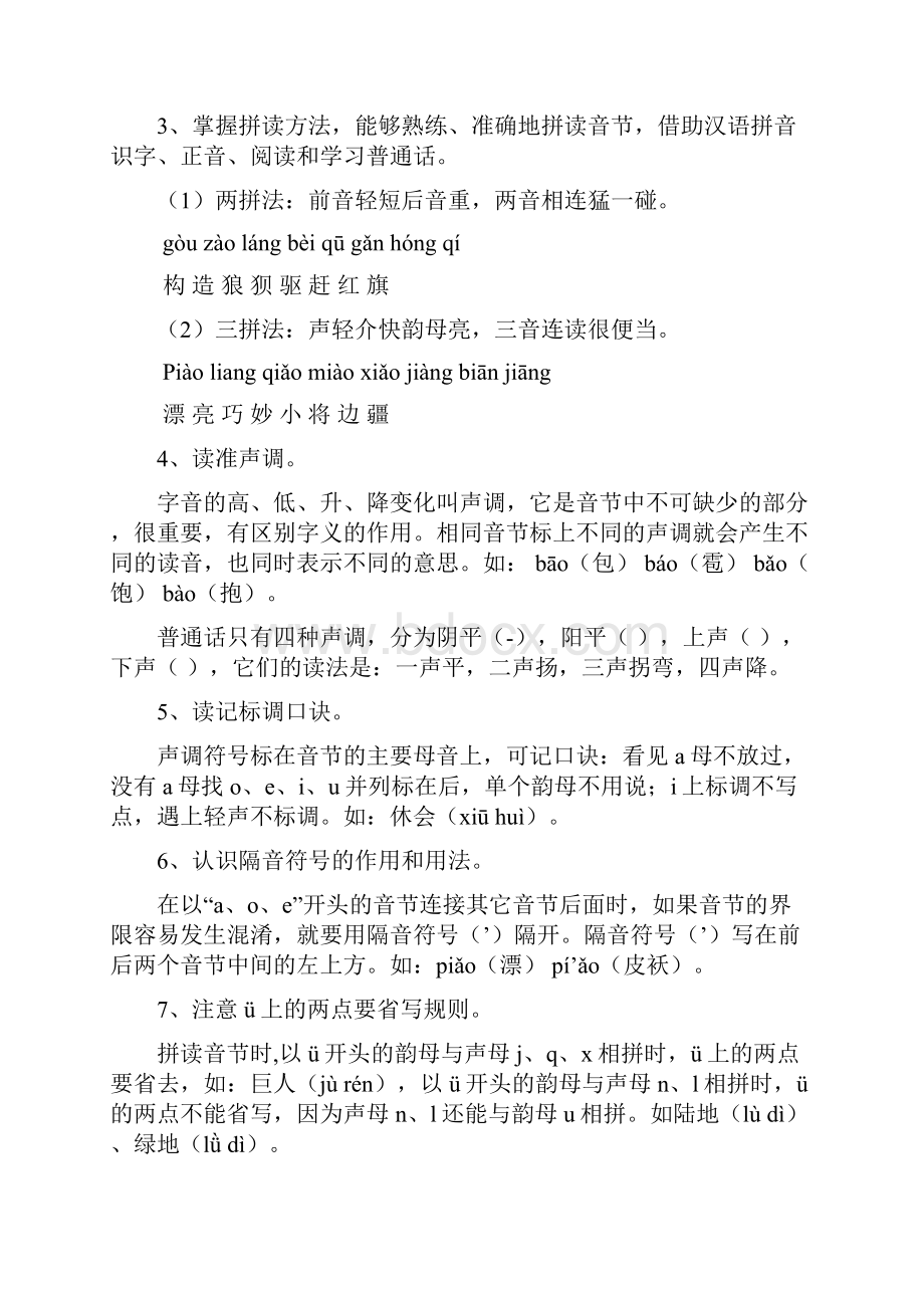 人教版小学语文总复习资料汉语拼音部分.docx_第2页