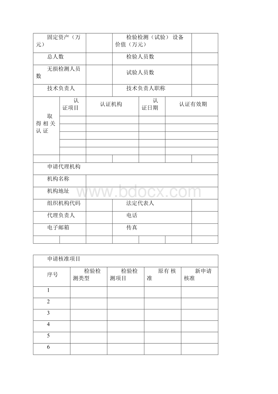 特种设备检验检测机构核准申请书.docx_第2页