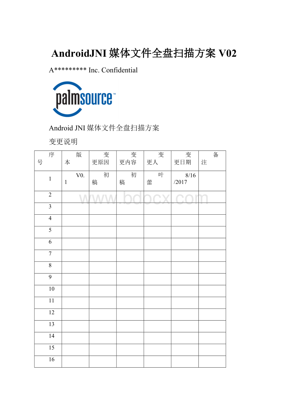 AndroidJNI媒体文件全盘扫描方案V02.docx_第1页