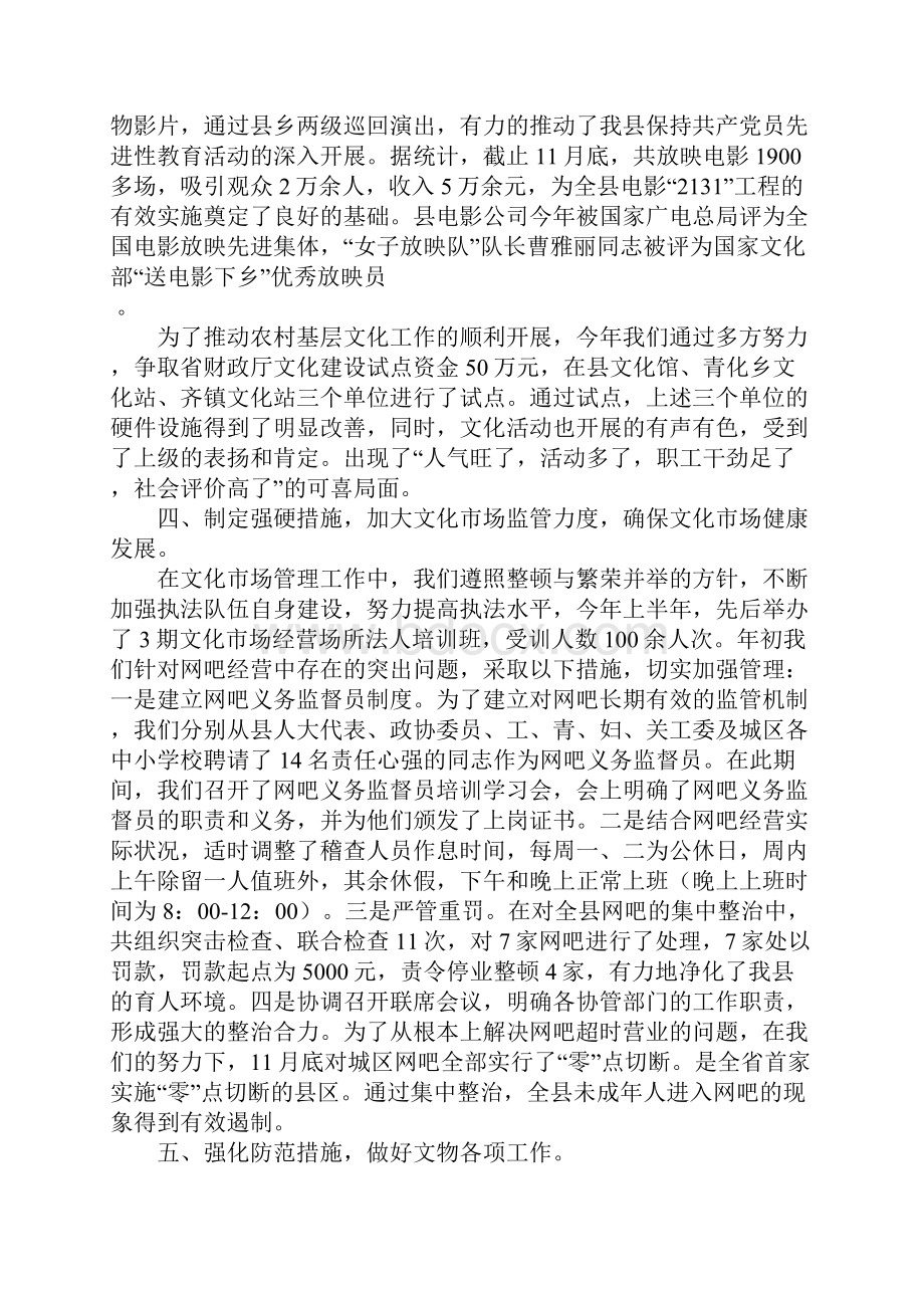 文化文物局工作总结.docx_第3页