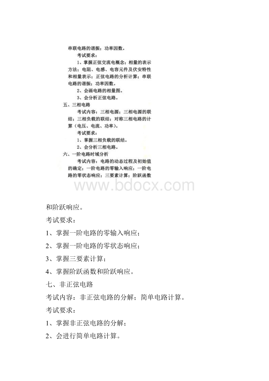 《自动化专业》专业综合课及专业技能考试大纲.docx_第3页