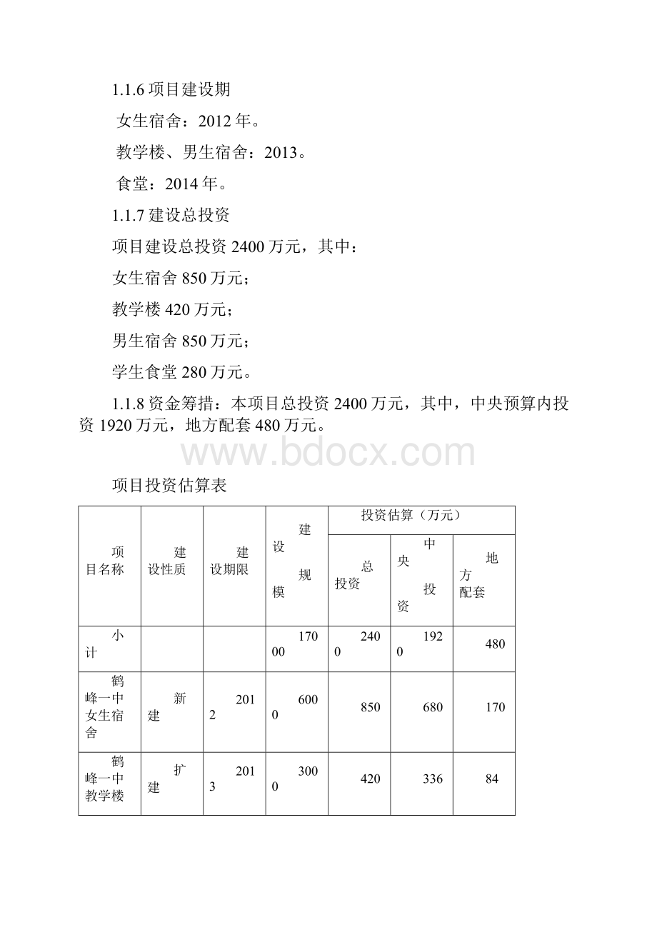 鹤峰普通高中建设项目策划书.docx_第3页