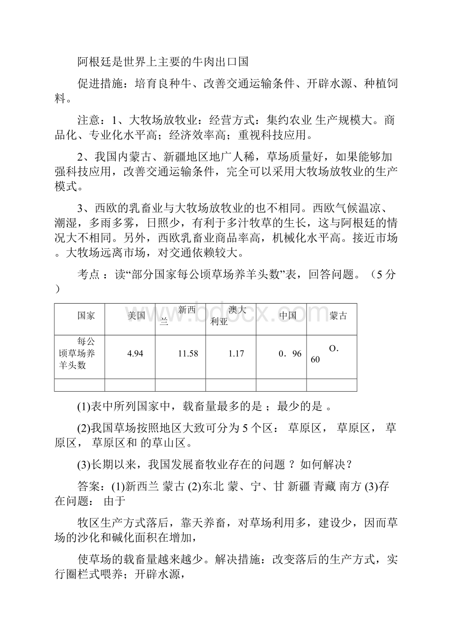 人文地理知识要点.docx_第3页