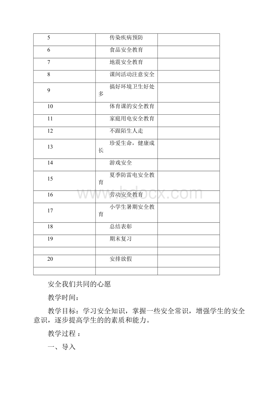 中小学春学期安全教案.docx_第3页