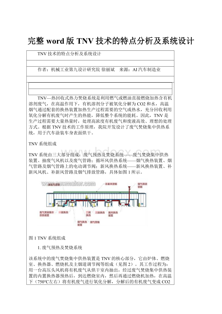 完整word版TNV技术的特点分析及系统设计.docx_第1页