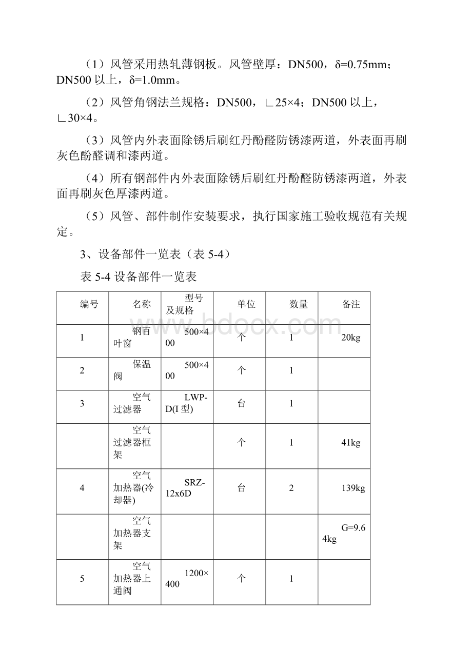 某通风空调工程施工图预算编制.docx_第2页