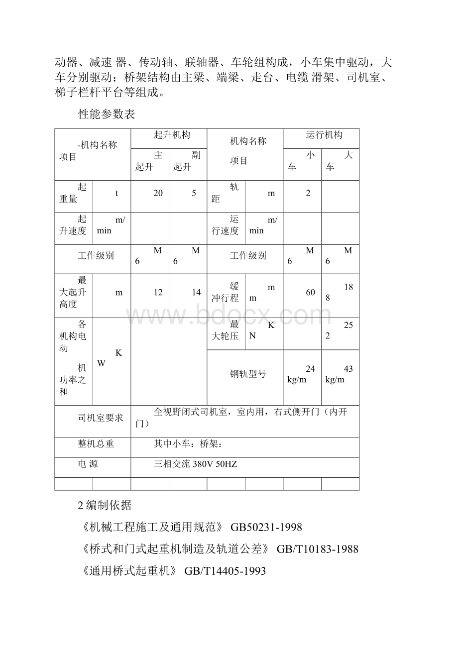 QD双梁桥式起重机安装施工方案.docx_第2页