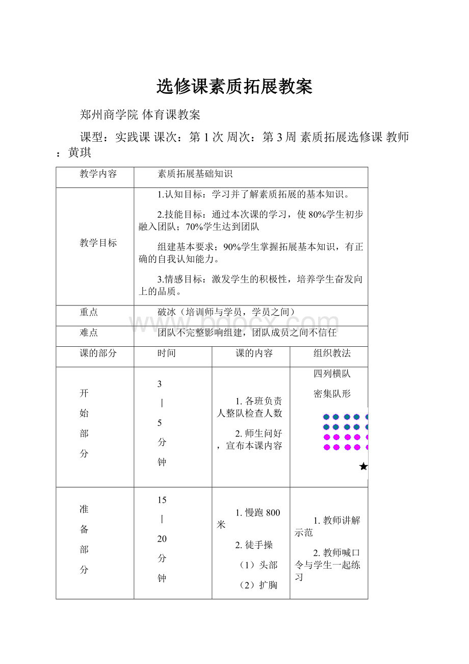 选修课素质拓展教案.docx_第1页