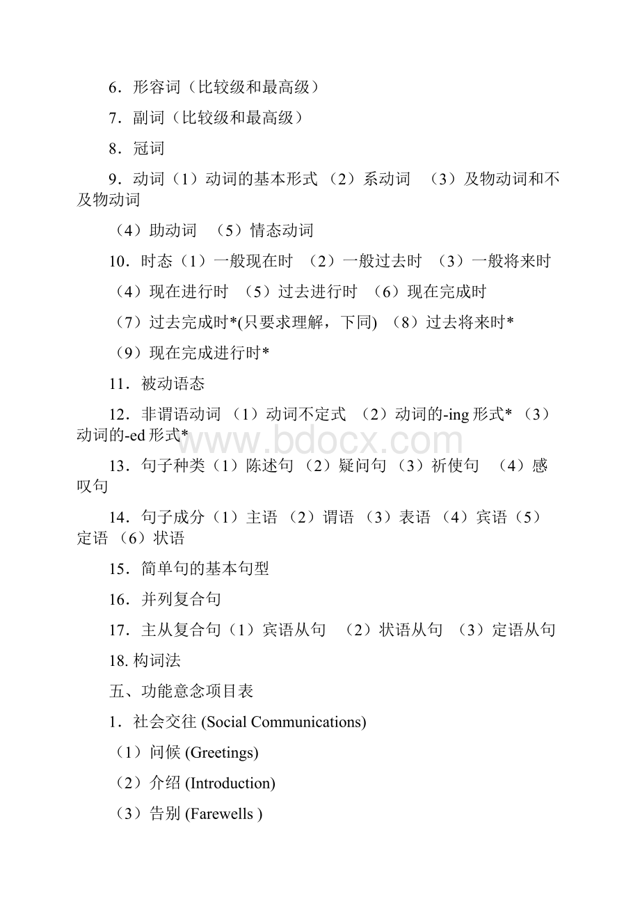 语音语法功能意念话题项目和词汇表.docx_第2页