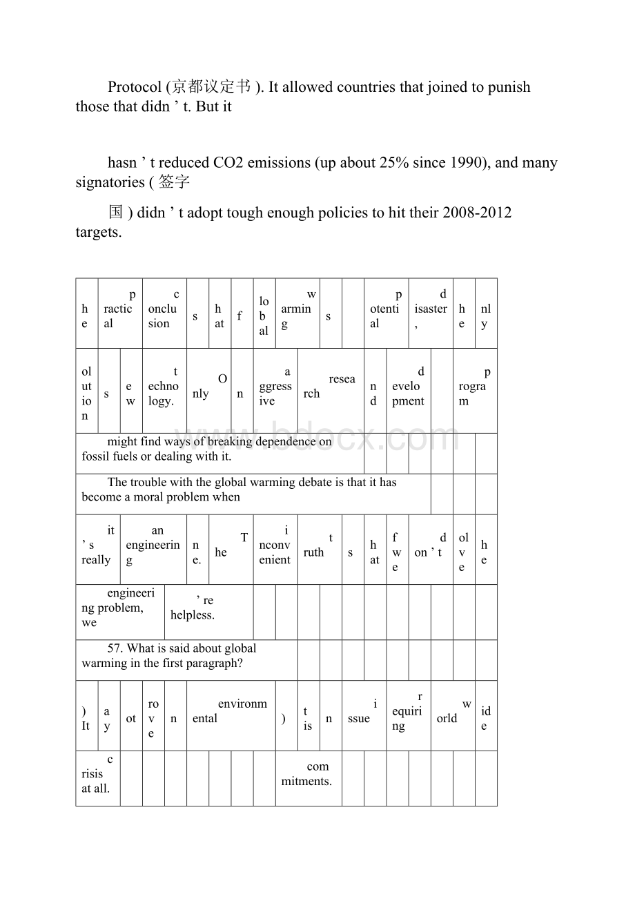 英语四级阅读试题库含答案解析.docx_第3页