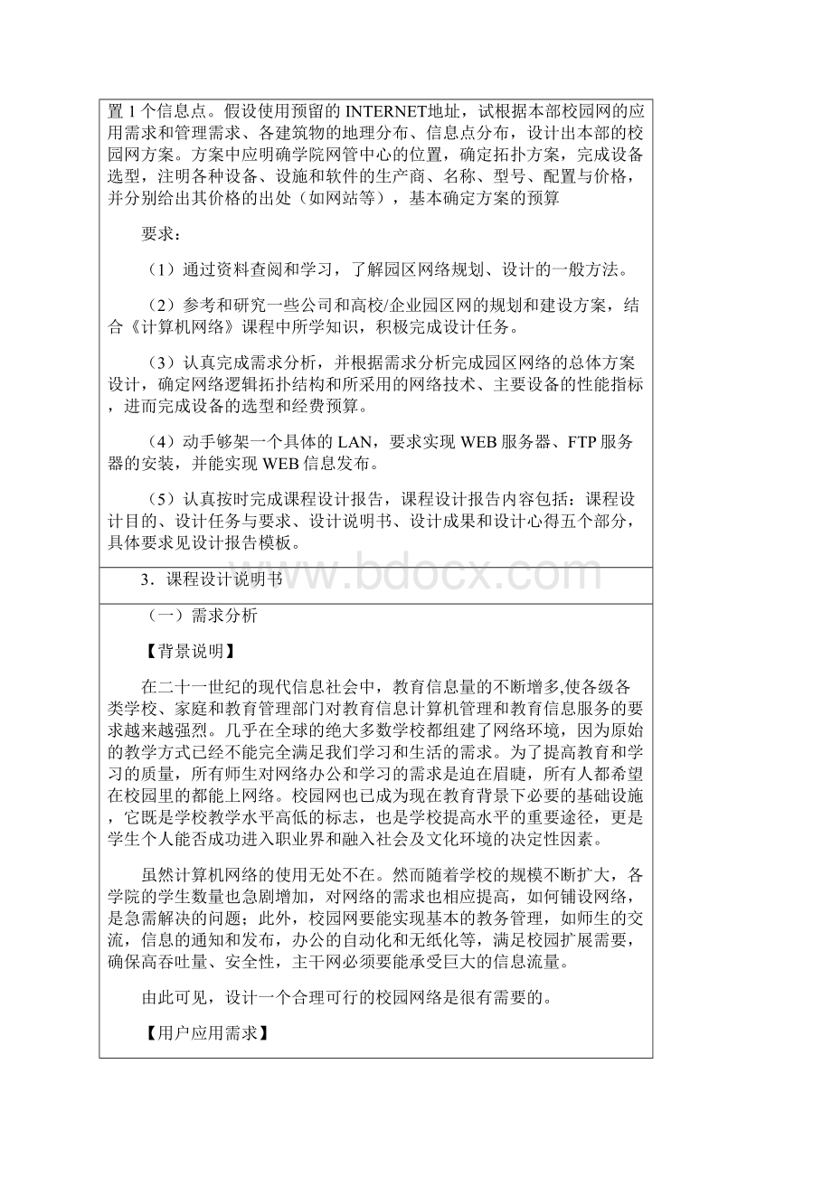 计算机网络课程设计校园网的设计.docx_第2页