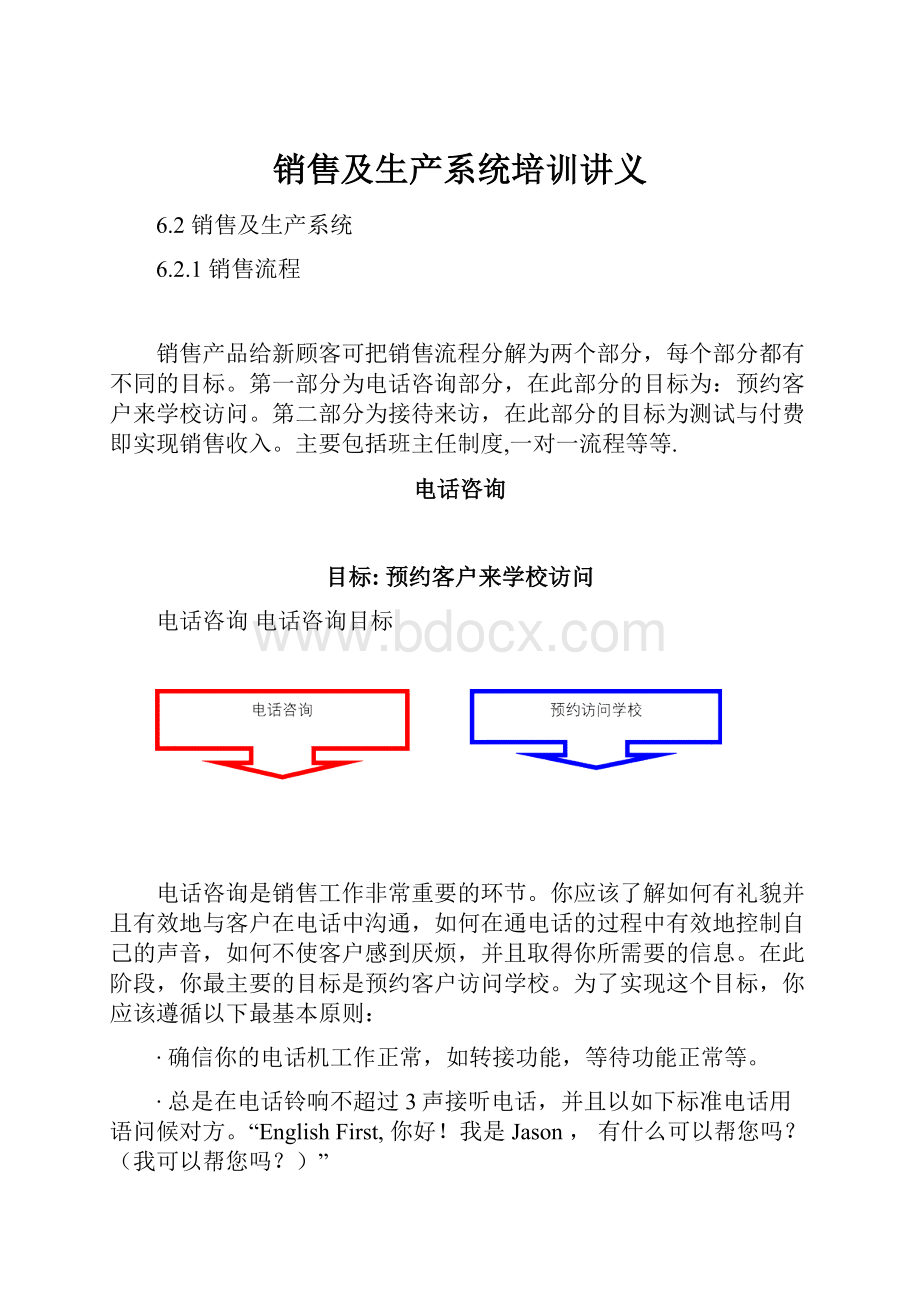 销售及生产系统培训讲义.docx_第1页