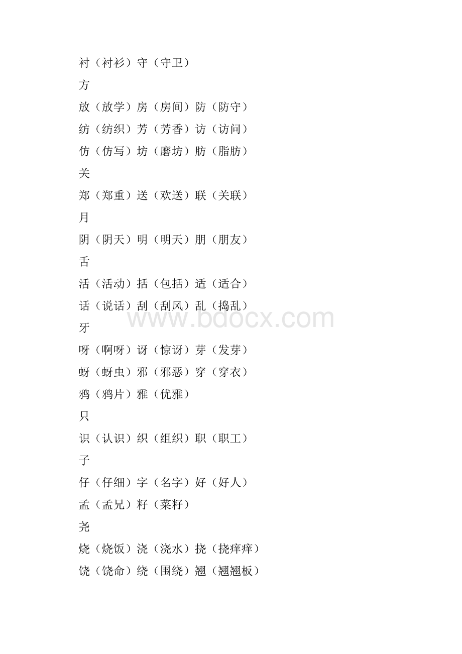 小学语文加偏旁组新字汇总.docx_第2页