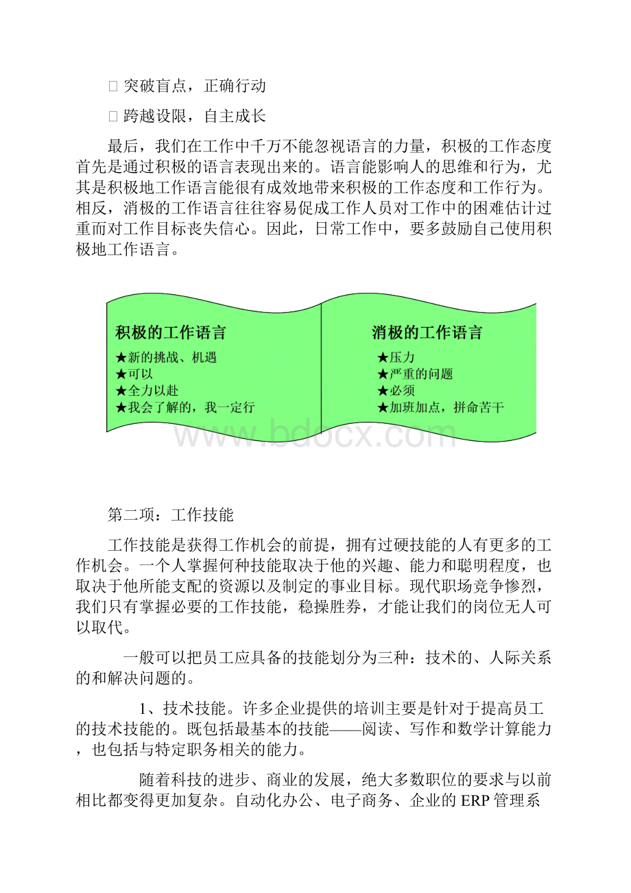 员工在现有工作中存在的问题.docx_第3页