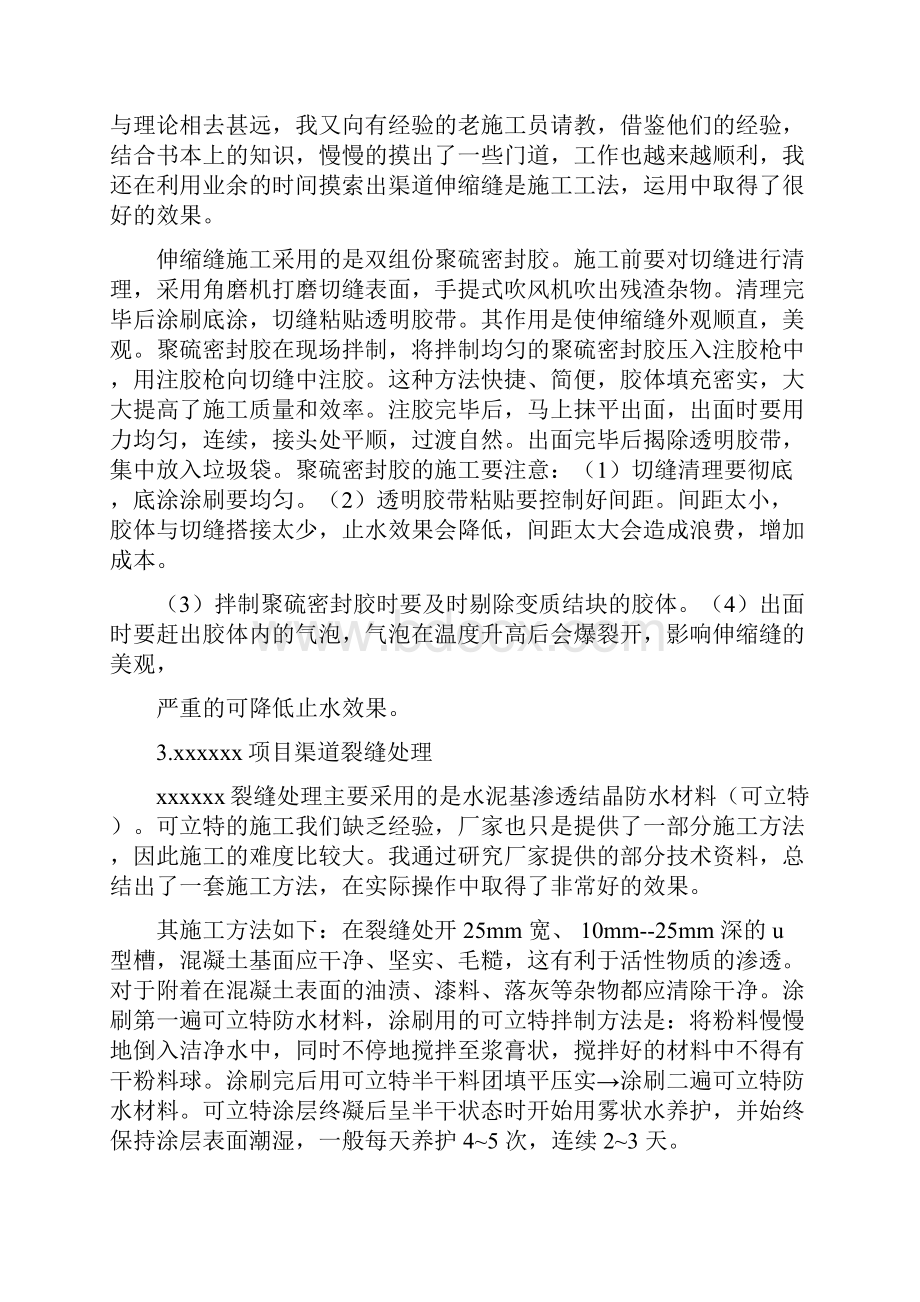 水利职称技术工作总结多篇范文.docx_第2页