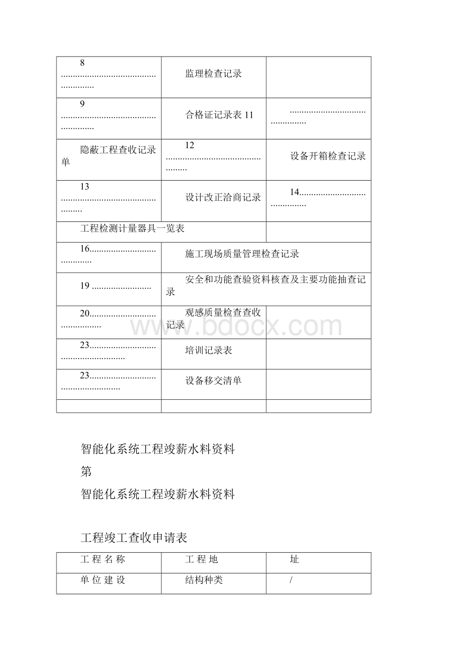 智能化系统工程竣工资料完整版.docx_第2页