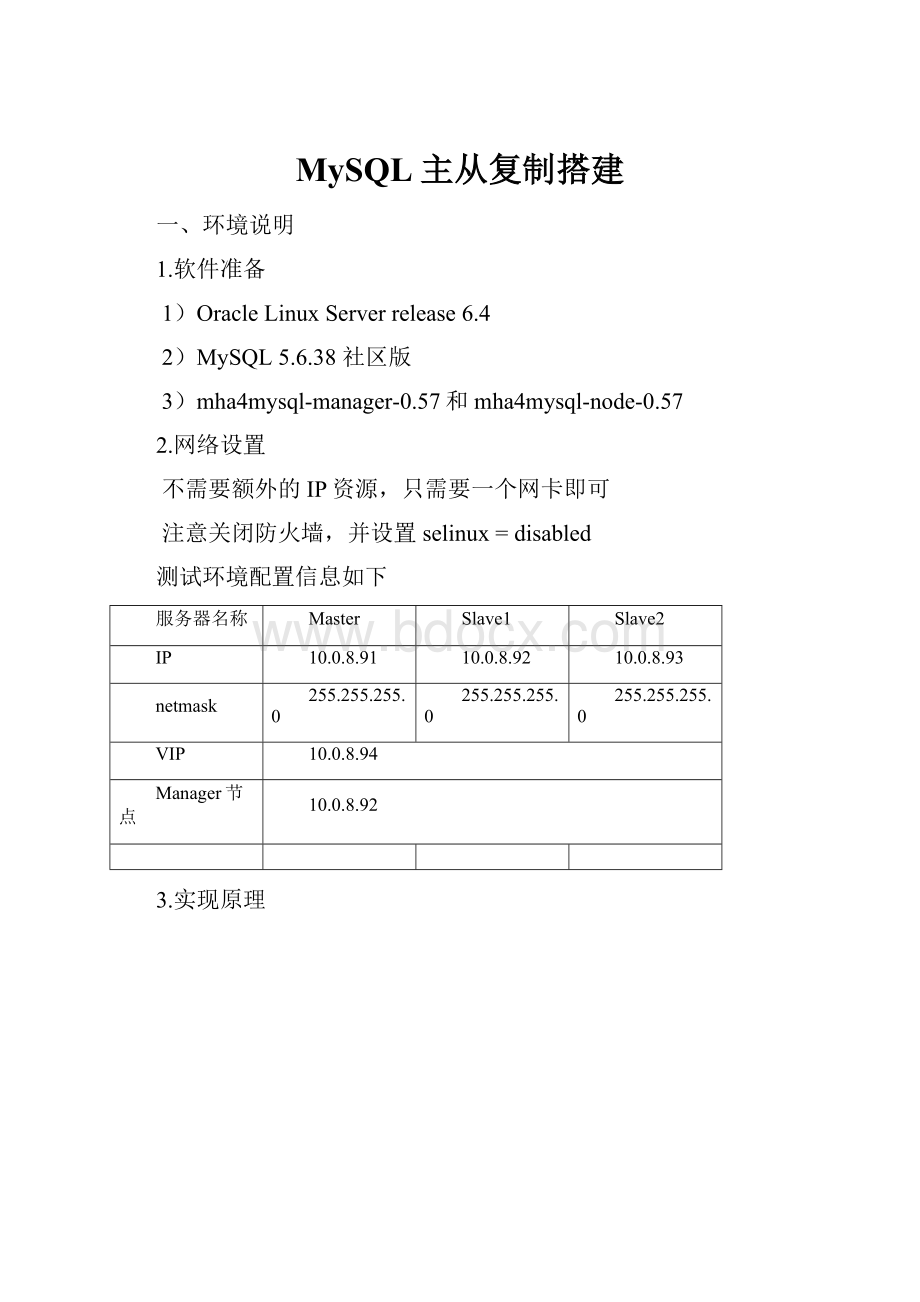 MySQL主从复制搭建.docx_第1页