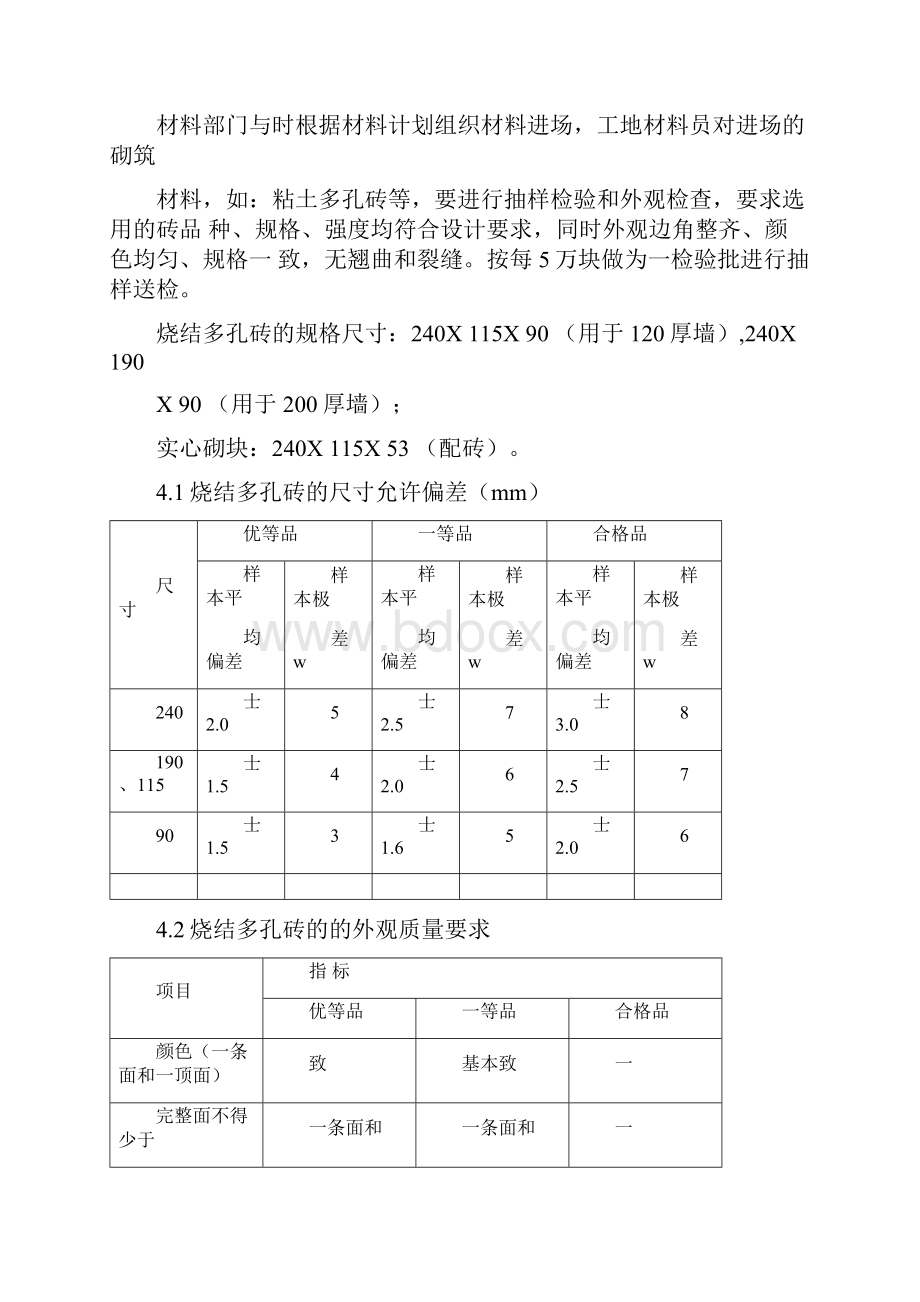 零星砖砌体施工.docx_第2页