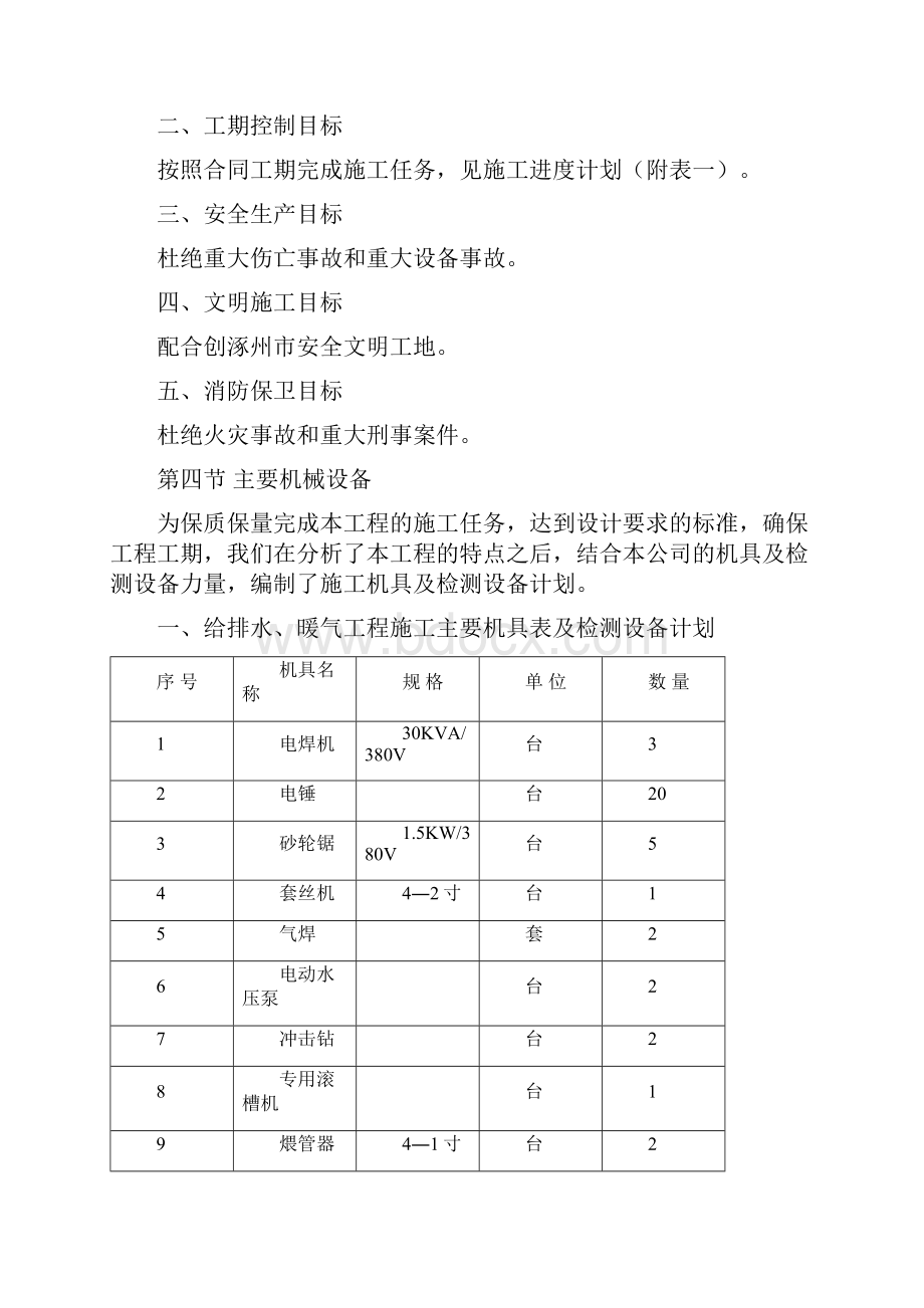 建筑给排水及采暖工程施工方案.docx_第3页