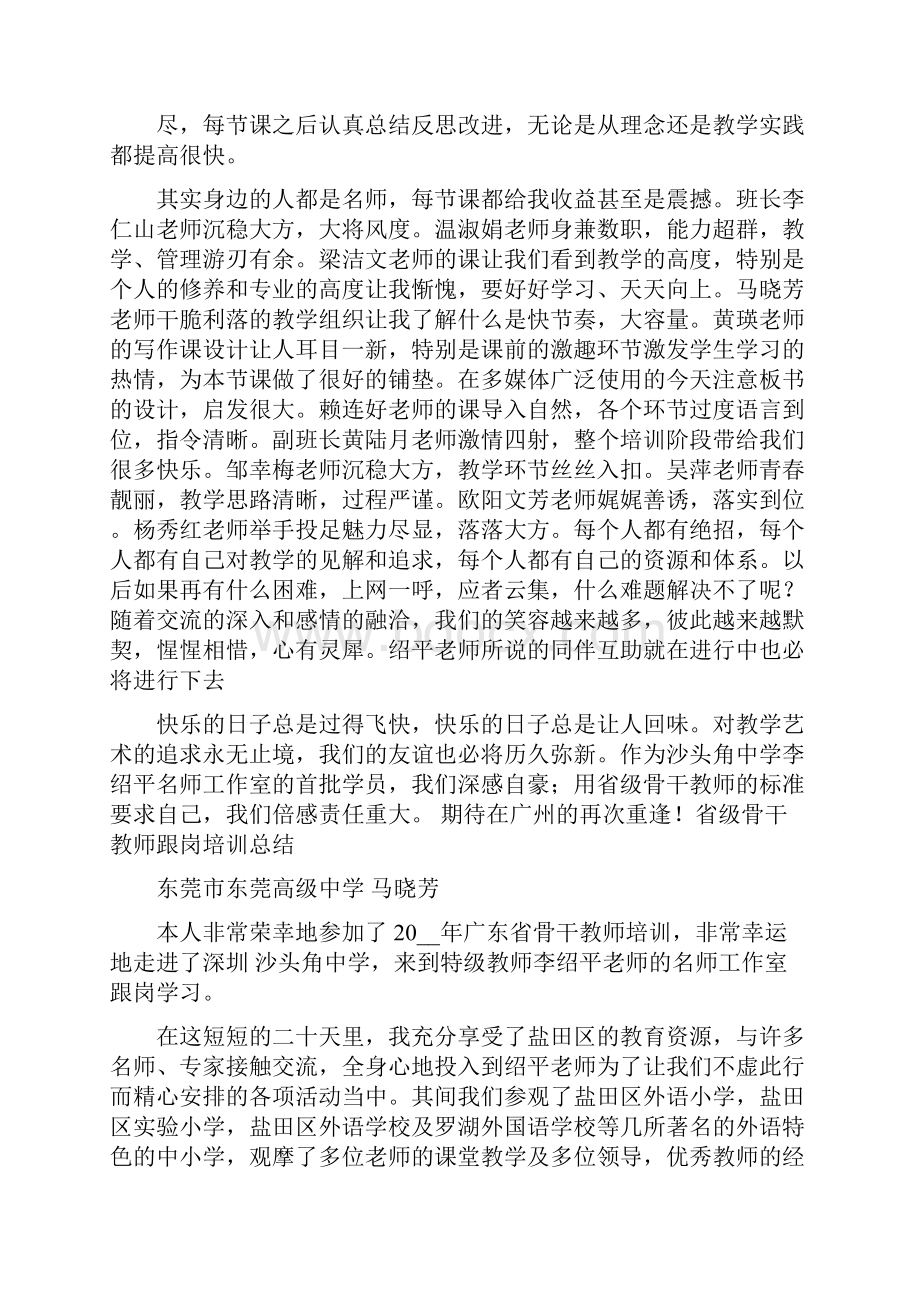 骨干教师跟岗学习的总结.docx_第3页