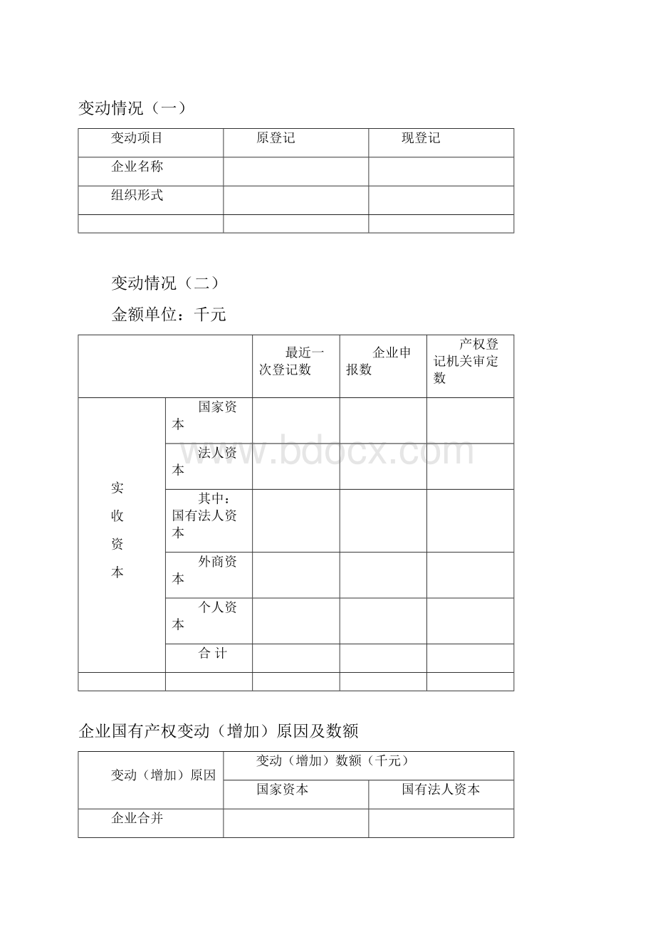 企业国有资产变动产权登记表.docx_第2页