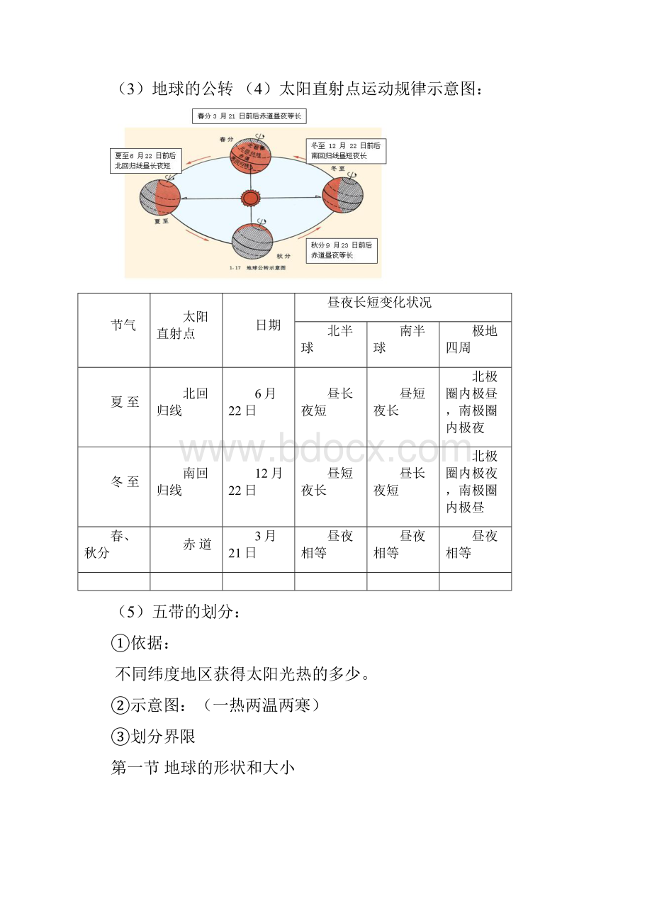 商务星球版 初中地理七年级上册知识点归纳全题.docx_第3页