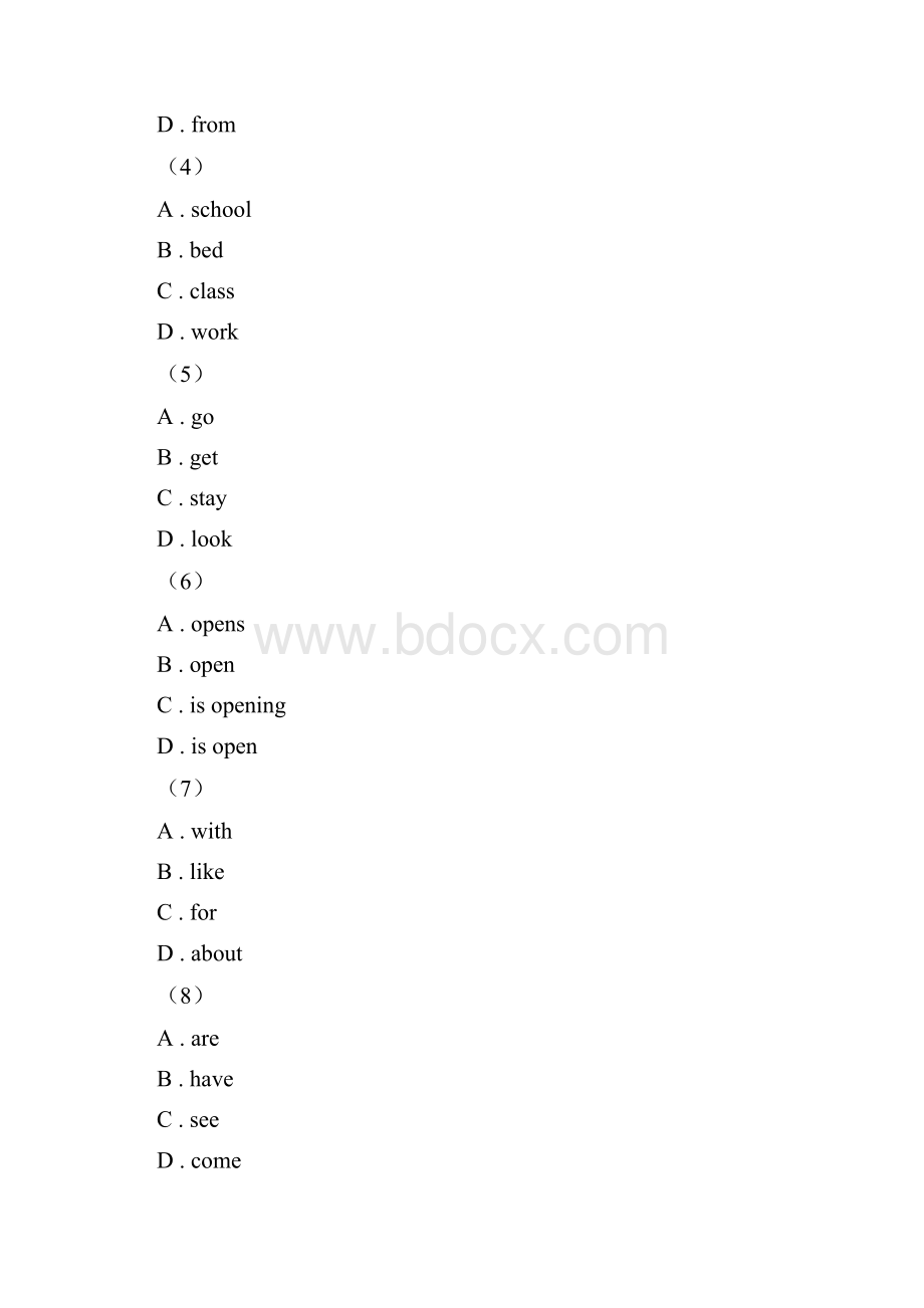 北师大版届九年级上学期英语第三次月考A卷.docx_第2页