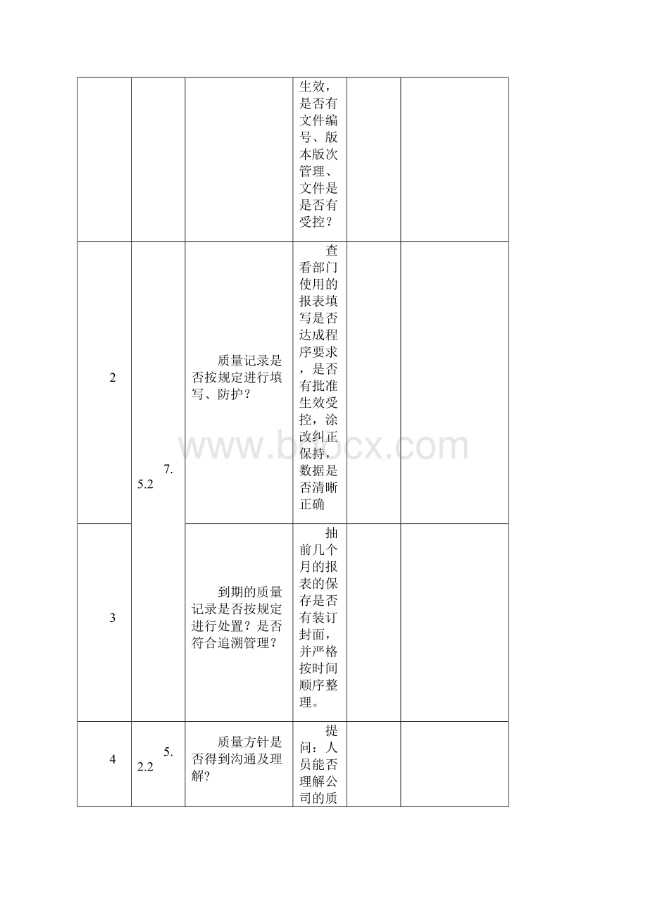 IATF16949质量管理体系各部门按部门分过程内审检查表.docx_第2页