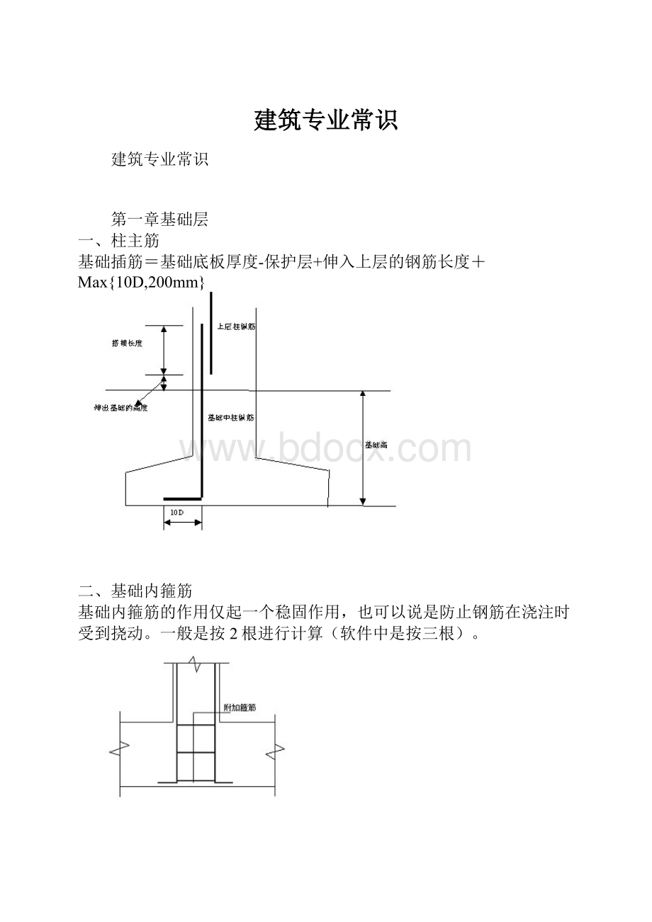 建筑专业常识.docx_第1页