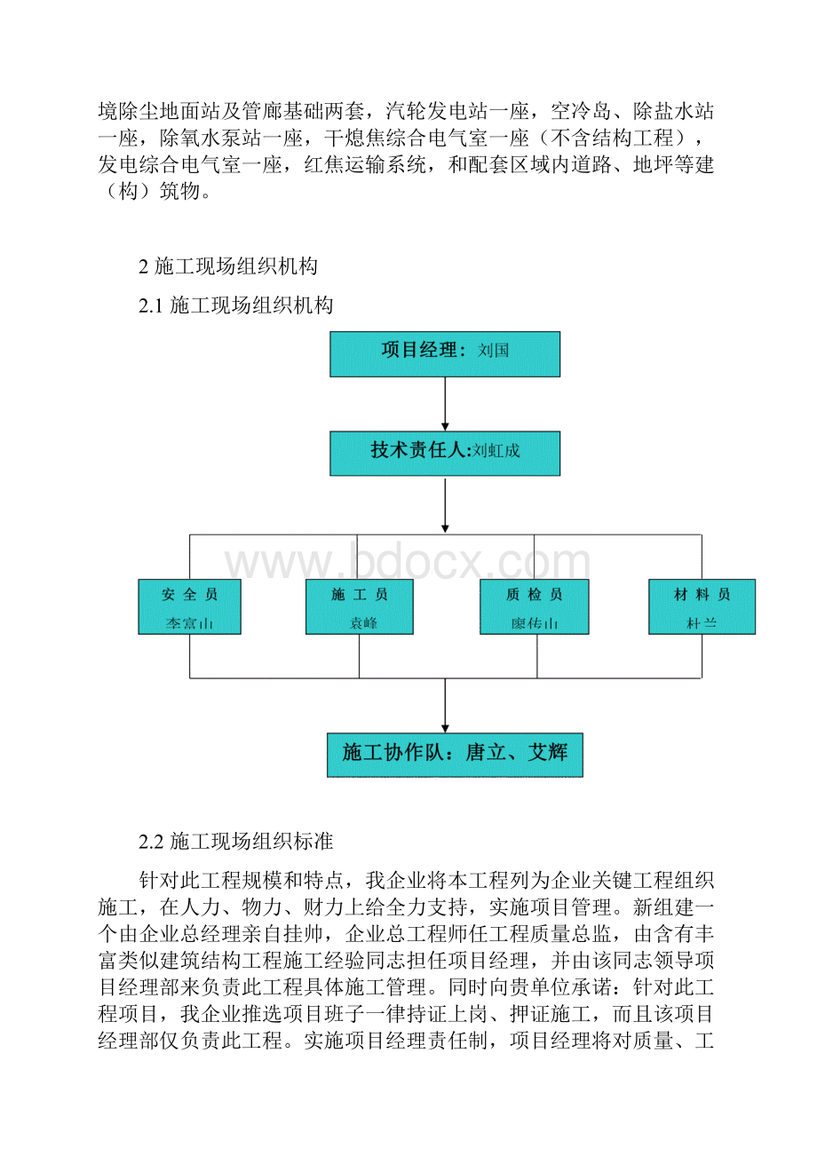 干熄焦及余热发电项目总承包土建工程施工组织设计样本.docx_第2页