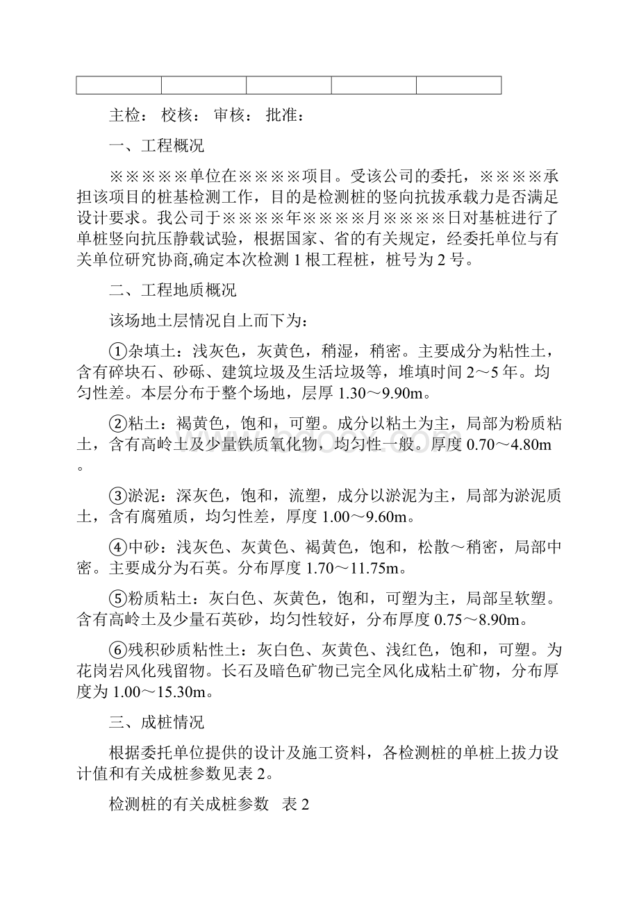 整理单桩竖向抗拔静载试验检测报告.docx_第2页