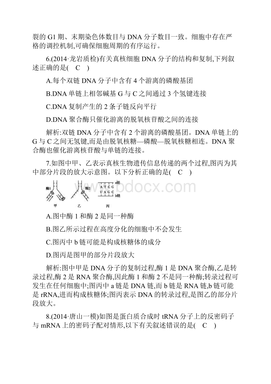 小专题8 遗传的分子基础.docx_第3页