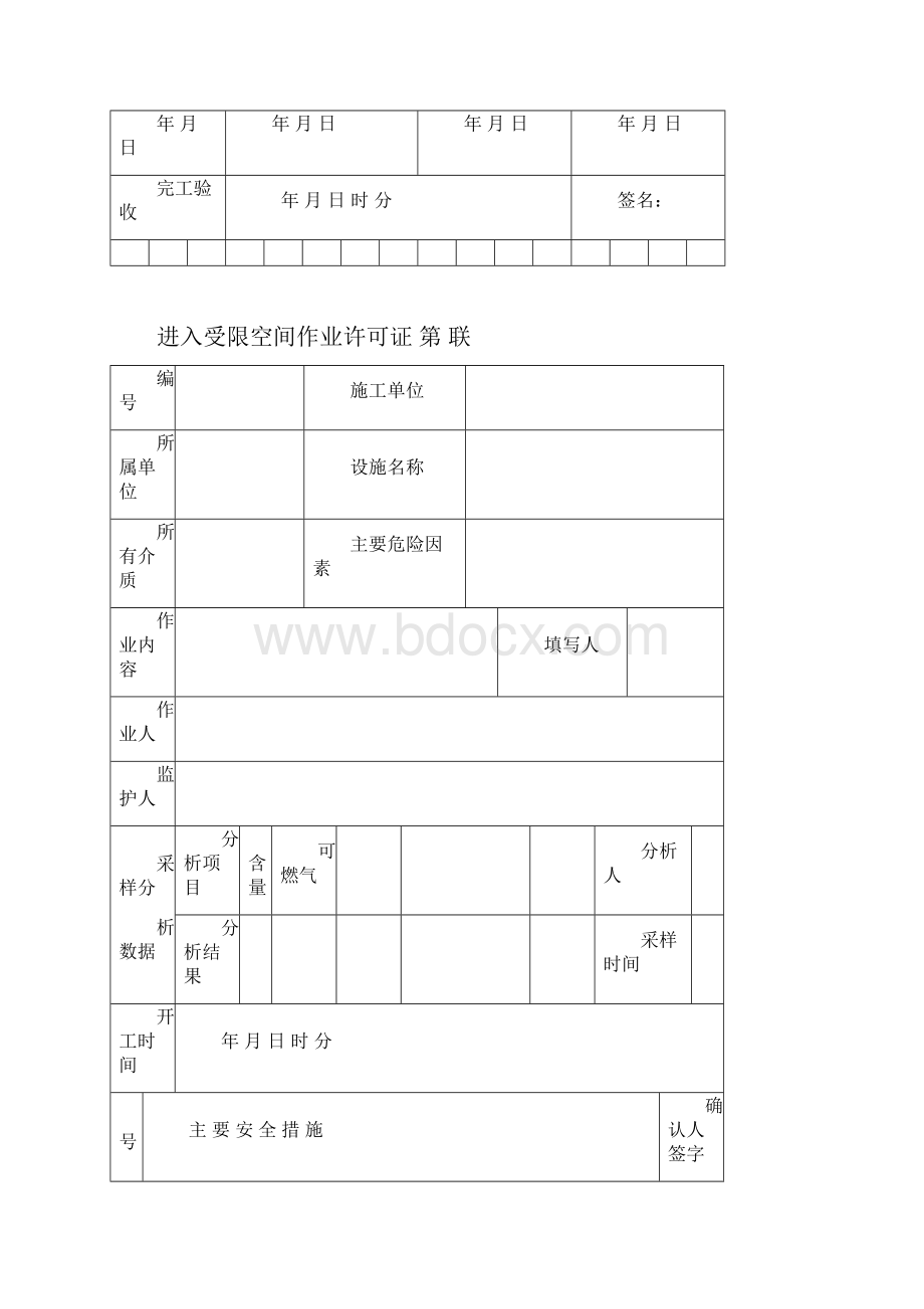 安全生产标准化资料714危险作业的安全管理实行许可证.docx_第3页